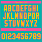 Custom Aqua Yellow-Pink 3D San Diego City Edition Fade Fashion Performance T-Shirt