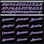 Custom Black Gray-Purple 3D Sacramento City Edition Fade Fashion Performance T-Shirt