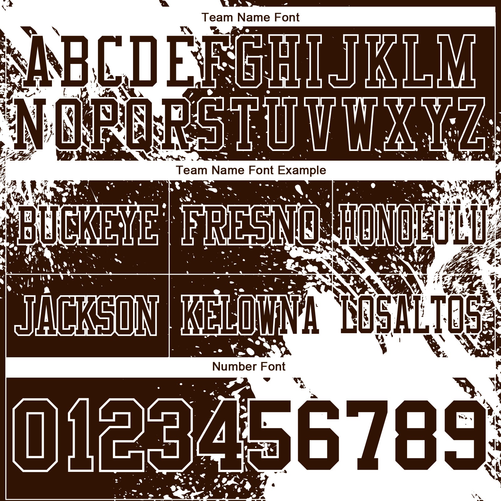 Custom Brown White 3D Pattern Abstract Brush Stroke Authentic Football Jersey