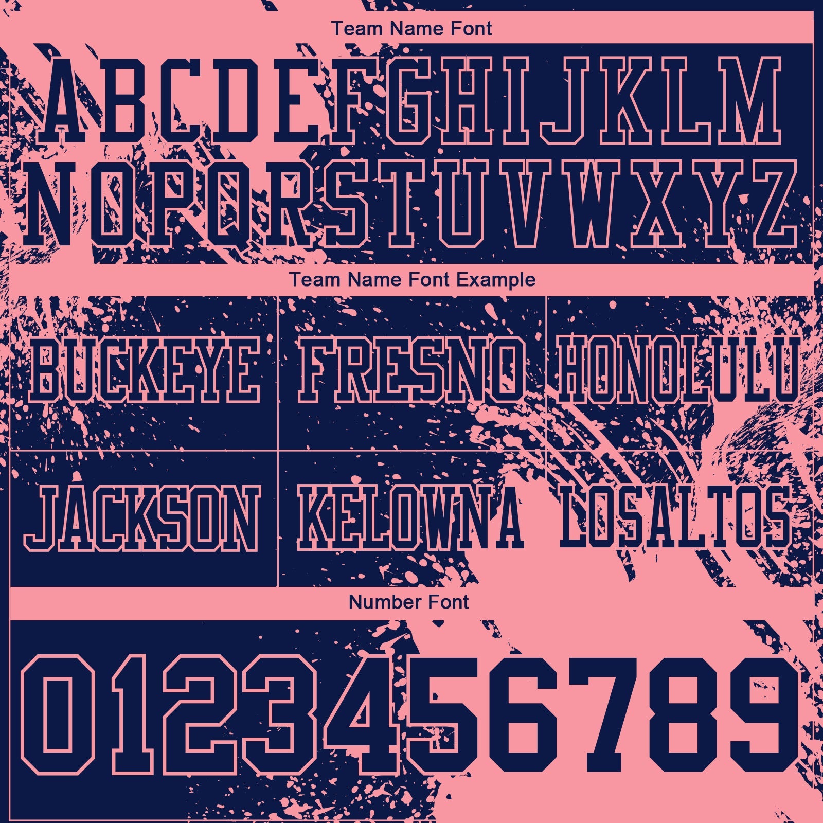 Custom Navy Medium Pink 3D Pattern Abstract Brush Stroke Authentic Football Jersey