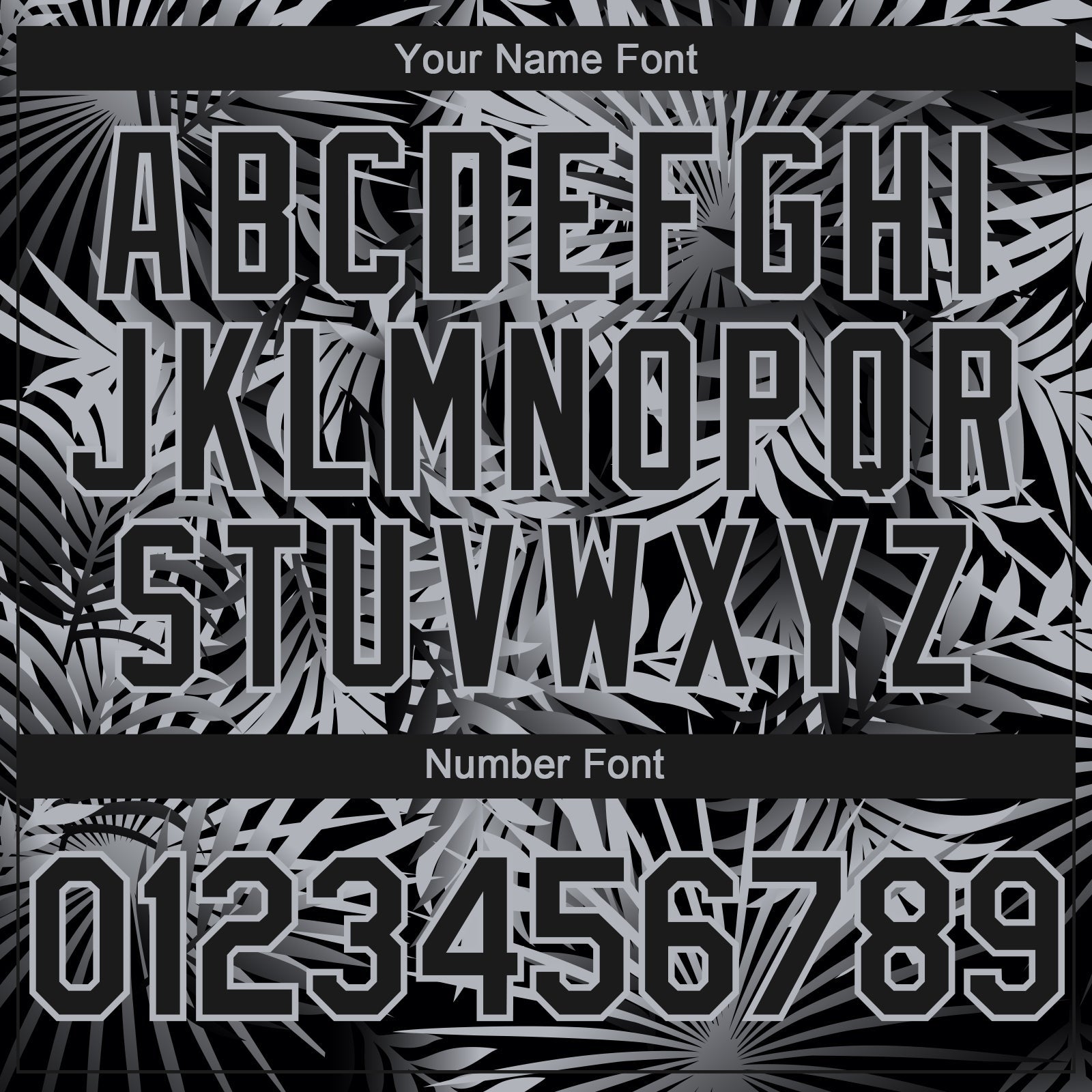 Custom Black Gray-White 3D Hawaii Palm Leaves Authentic Baseball Jersey