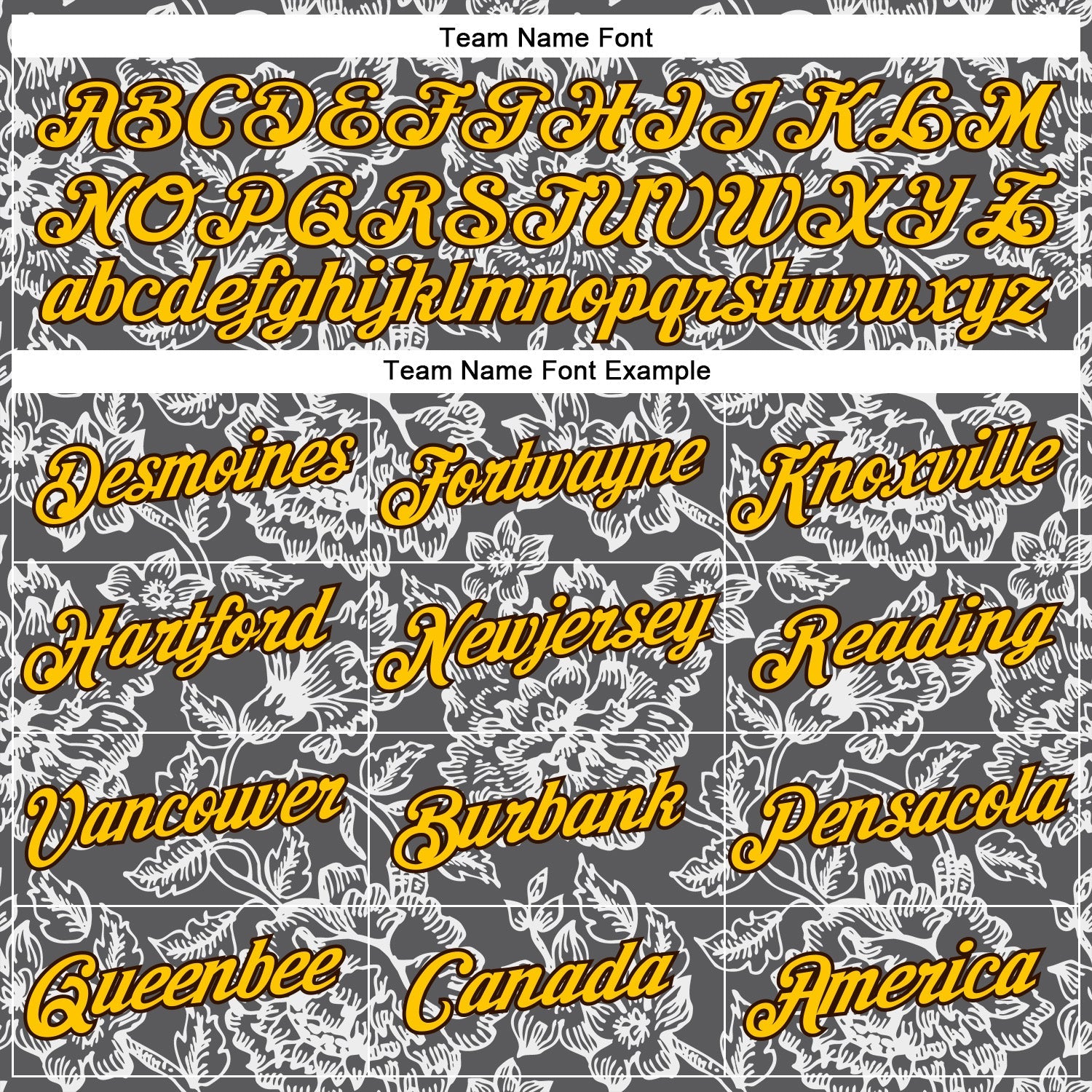 Custom Stitched Steel Gray Yellow-Brown 3D Pattern Design Subtle Floral Sports Pullover Sweatshirt Hoodie