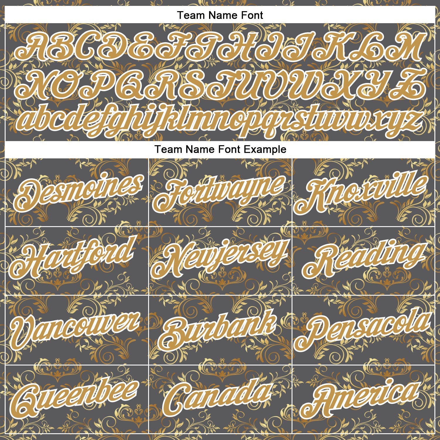 Custom Stitched Steel Gray Old Gold-White 3D Pattern Design Golden Subtle Floral Sports Pullover Sweatshirt Hoodie