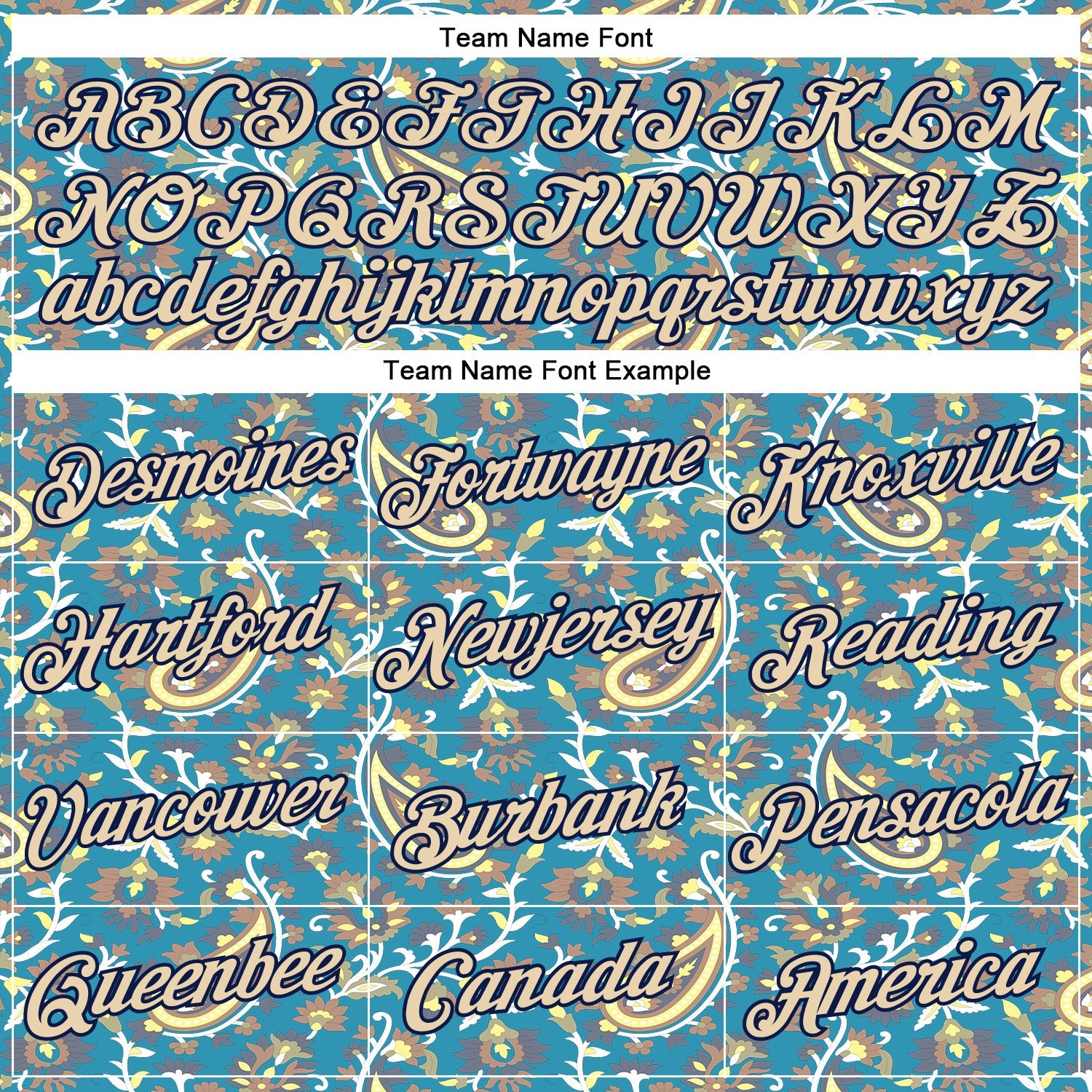 Custom Stitched Panther Blue City Cream-Brown 3D Pattern Design Ethnic Paisley Floral Bandana Sports Pullover Sweatshirt Hoodie