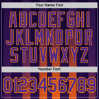 Custom Purple Orange-Bay Orange 3D Pattern Design Sunset Gradient Stripe Sportswear Performance T-Shirt