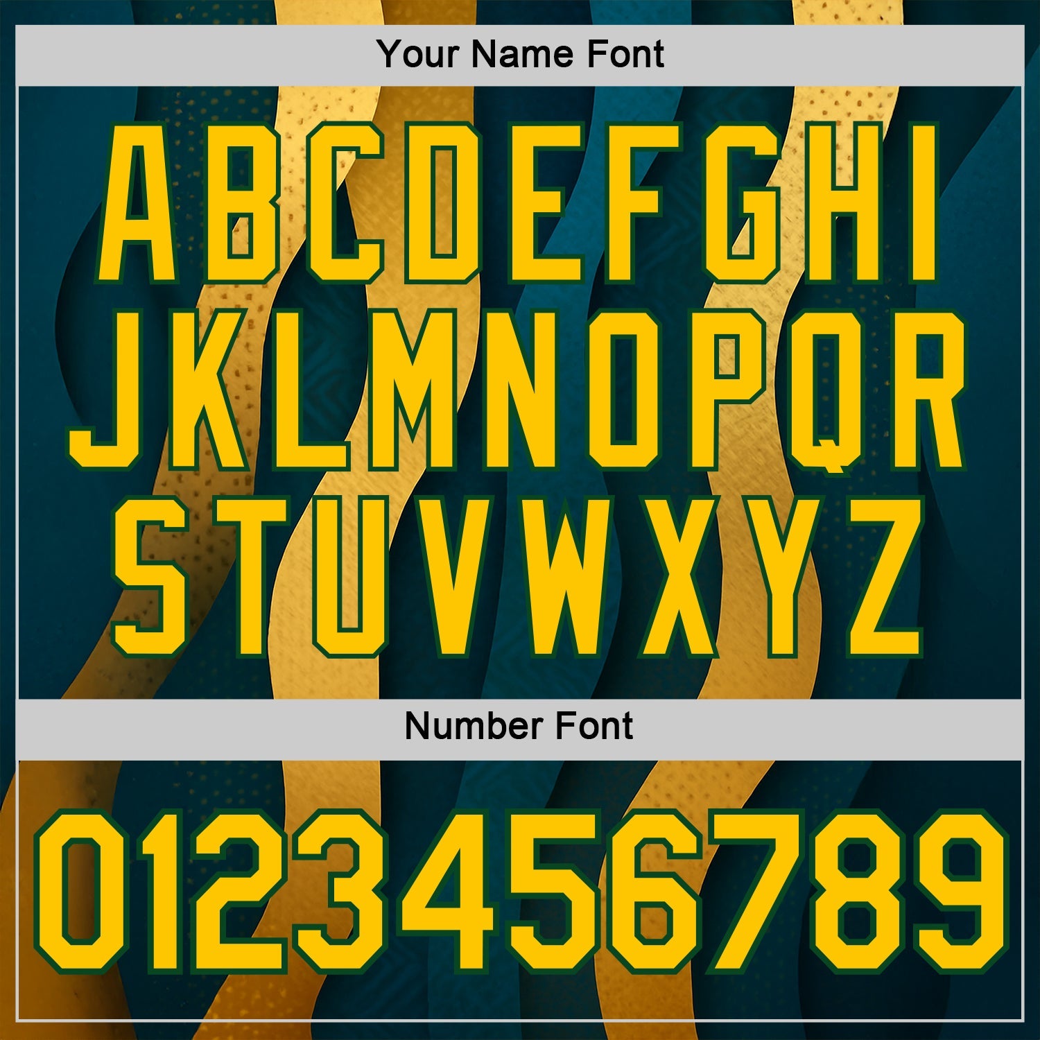 Custom Blue Yellow-Green 3D Pattern Design Color Block Sportswear Performance T-Shirt