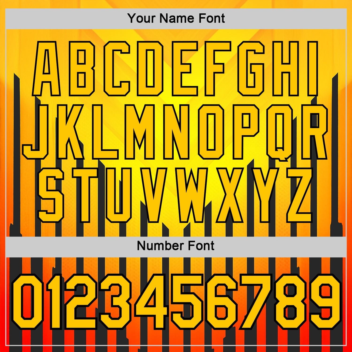 Custom Yellow Red-Black 3D Pattern Design Gradient Geometric Shape Stripe Sportswear Performance T-Shirt