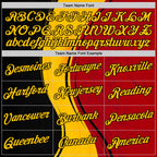 Custom Red Yellow-White 3D Pattern Design Germany Sportswear Performance T-Shirt