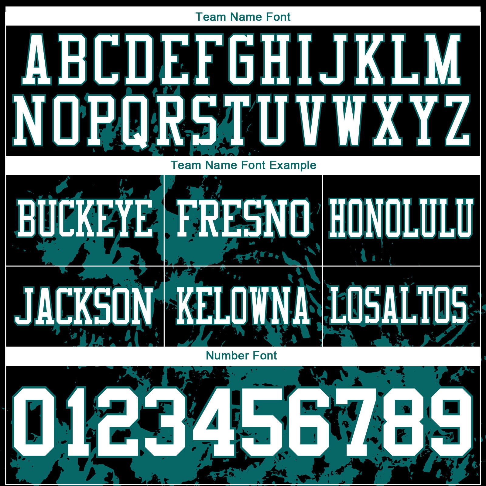 Custom Black White-Teal 3D Pattern Splash Authentic Football Jersey