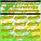 Custom Stitched Tie Dye Light Yellow-Black 3D Sports Pullover Sweatshirt Hoodie