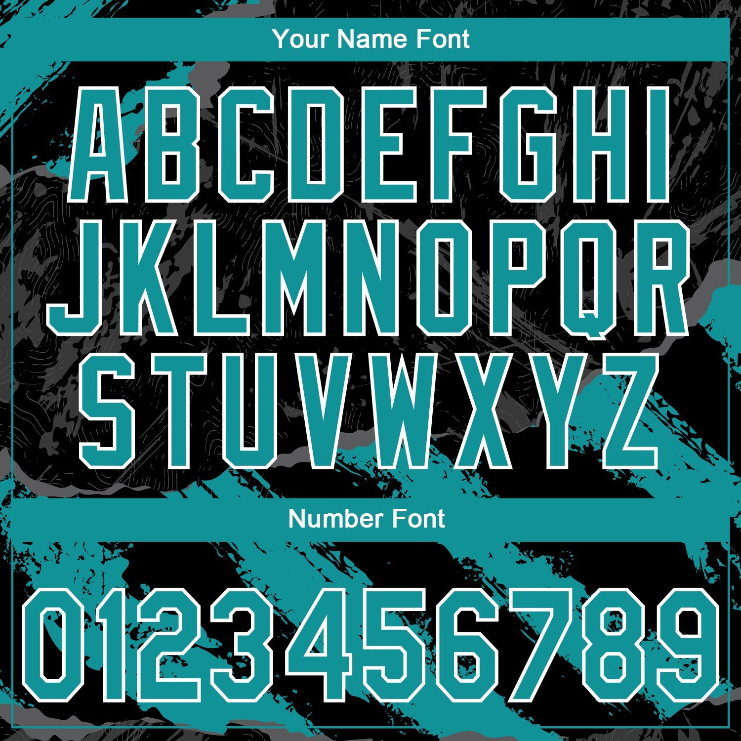 Custom Stitched Black Teal Steel Gray-White 3D Pattern Design Splash Sports Pullover Sweatshirt Hoodie