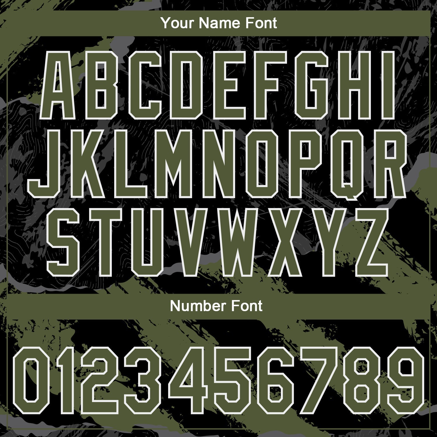 Custom Stitched Black Olive Steel Gray-White 3D Pattern Design Splash Sports Pullover Sweatshirt Hoodie