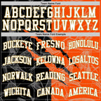 Custom Graffiti Pattern White Black Orange-Old Gold Scratch Round Neck Sublimation Basketball Suit Jersey