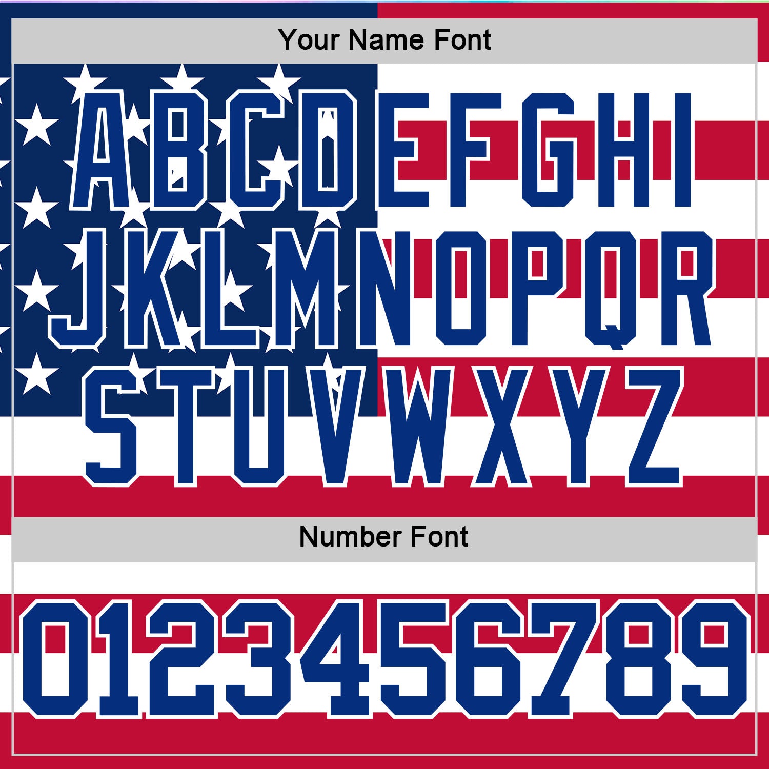 Custom Red Royal-White American Flag Round Neck Sublimation Basketball Suit Jersey