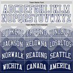 Custom White Navy Gradient Square Shapes Round Neck Sublimation Basketball Suit Jersey