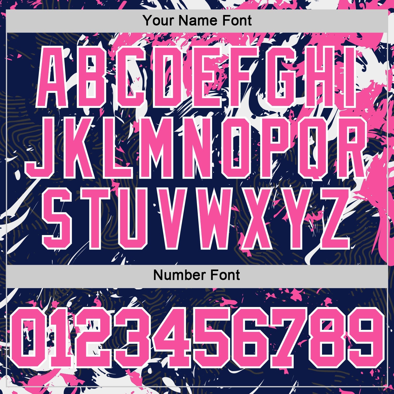 Custom Navy Pink-White Fluid Art Round Neck Sublimation Basketball Suit Jersey