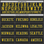 Custom Black Royal-Yellow Mesh Authentic Football Jersey