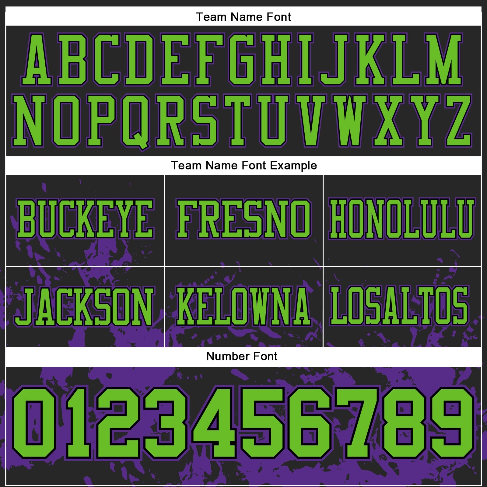 Custom Black Neon Green-Purple 3D Pattern Splash Authentic Football Jersey