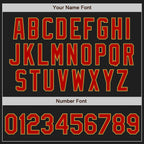 Custom Black Red-Old Gold Authentic Baseball Jersey