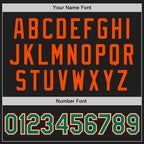 Custom Stitched Black Kelly Green Orange-White Baseball Pullover Sweatshirt Hoodie