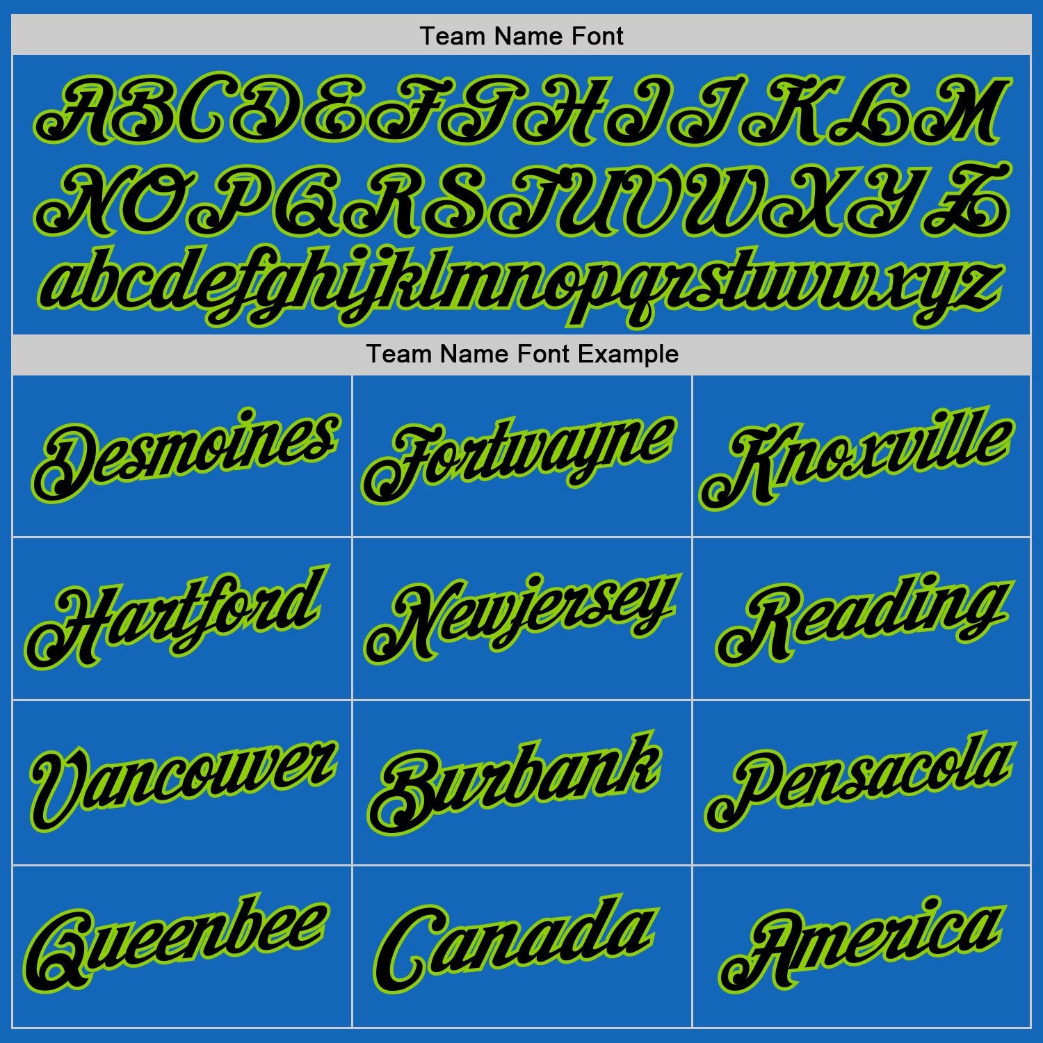 Custom Blue Black-Neon Green Authentic Throwback Basketball Jersey