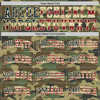 Custom Camo Vintage USA Flag Cream-Black Authentic Salute To Service Basketball Jersey