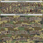 Custom Camo Brown-White Authentic Salute To Service Basketball Jersey