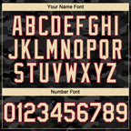 Custom Camo Cream-Crimson 3D American Flag Authentic Salute To Service Baseball Jersey