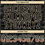 Custom Camo Vintage USA Flag-Cream 3D Authentic Salute To Service Baseball Jersey