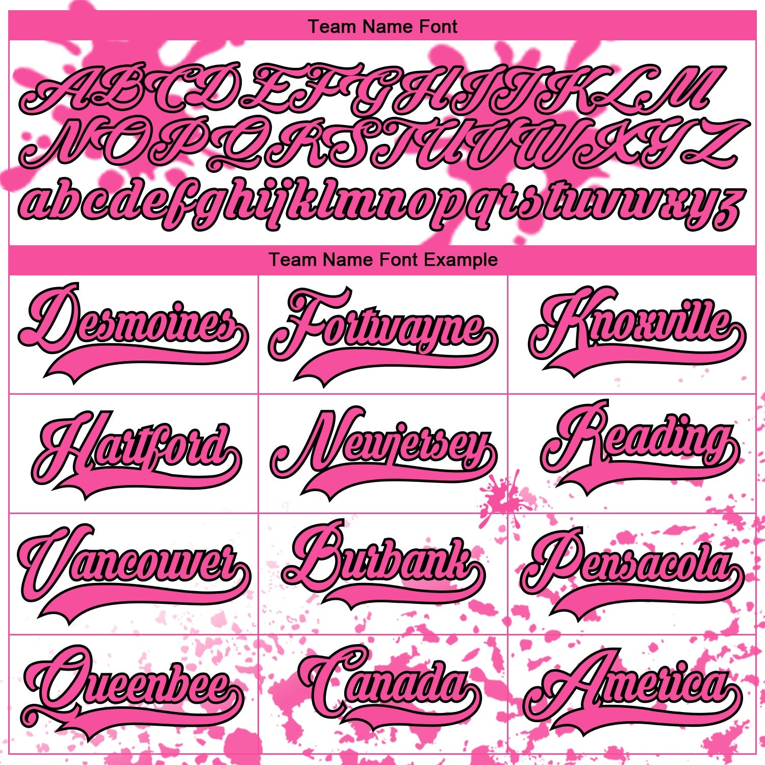 Custom Camo Pink Black-White Splash Hockey Lace Neck Jersey