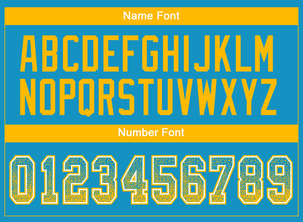 Custom Panther Blue Gold-White Drift Fashion Football Jersey