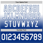 Custom White Royal-Red Fade Fashion Performance T-Shirt