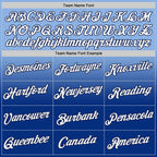 Custom Light Blue Royal-Navy Fade Fashion Performance T-Shirt