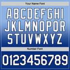 Custom Light Blue Royal-Navy Fade Fashion Performance T-Shirt