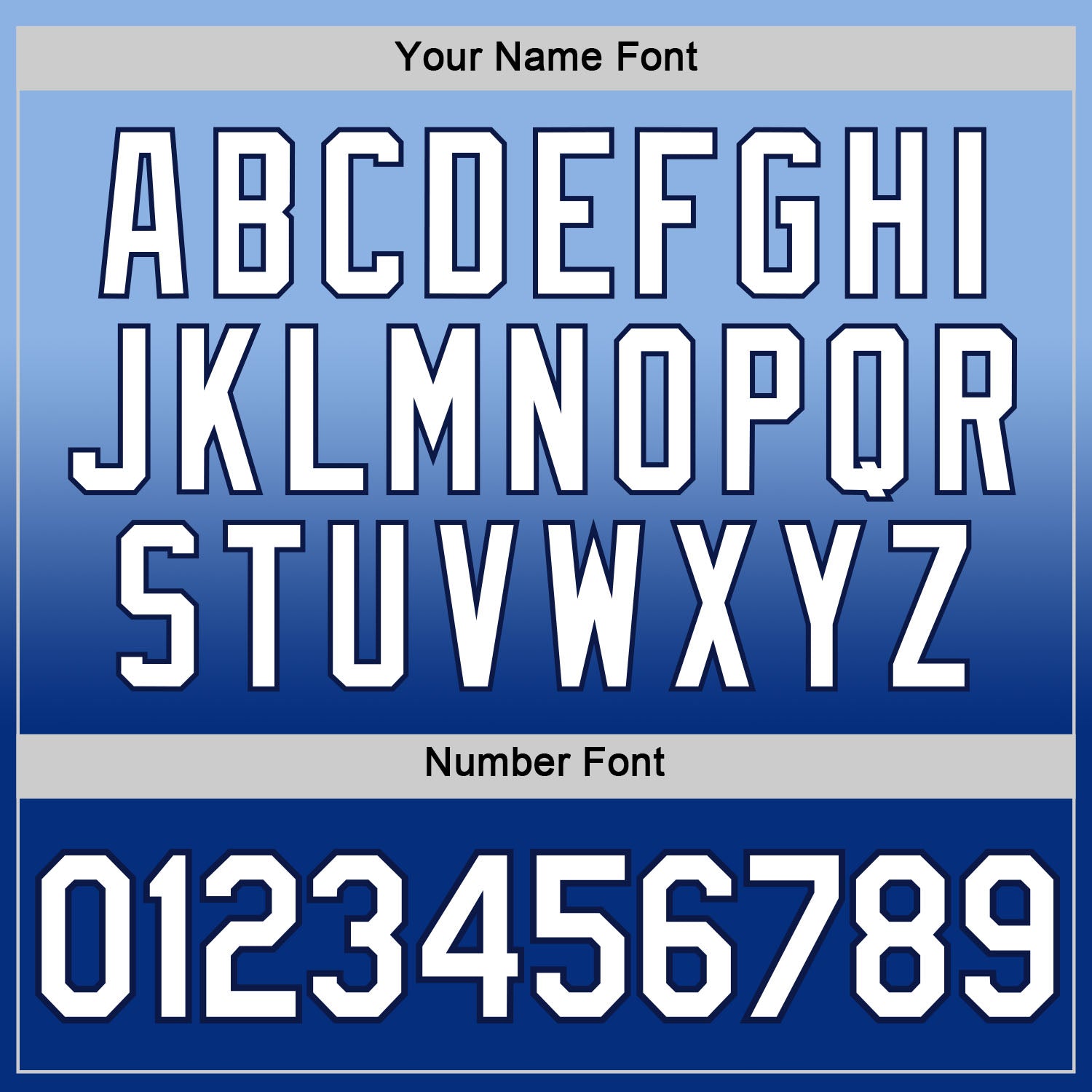 Custom Light Blue Royal-Navy Fade Fashion Performance T-Shirt