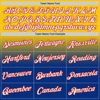 Custom Yellow Red-Royal Fade Fashion Performance T-Shirt