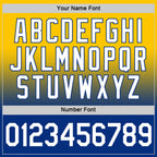 Custom Yellow White-Royal Fade Fashion Performance T-Shirt