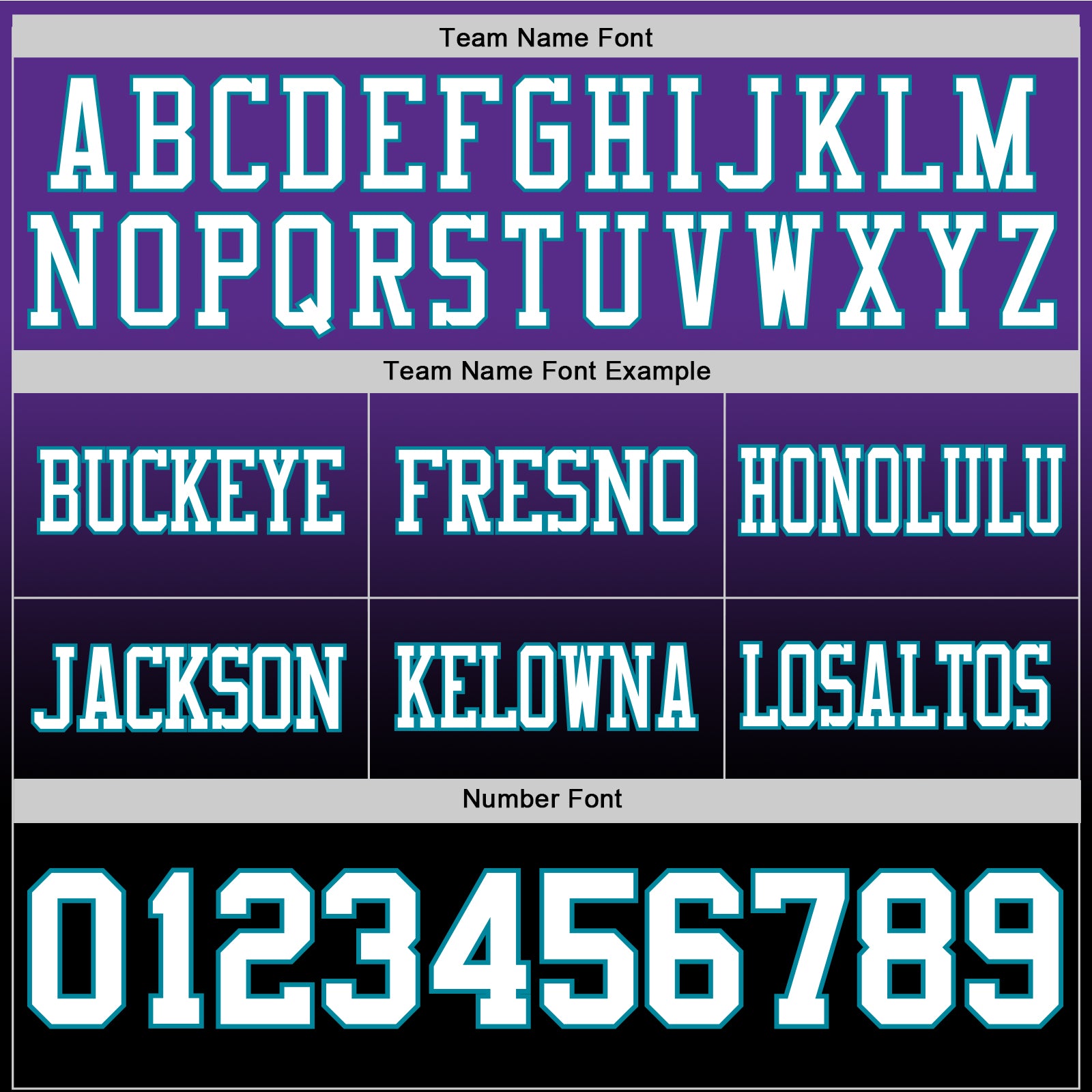 Custom Purple White Black-Teal Authentic Fade Fashion Football Jersey
