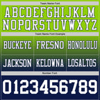 Custom Neon Green White-Navy Authentic Fade Fashion Football Jersey