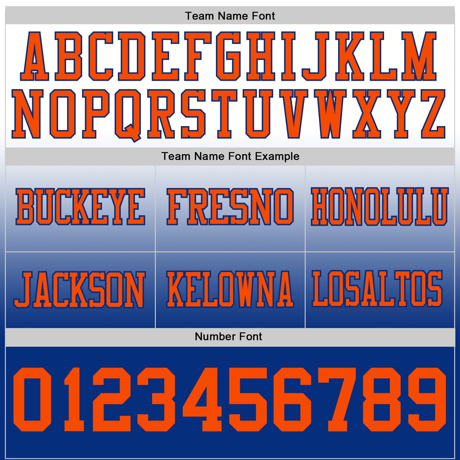 Custom White Orange-Royal Authentic Fade Fashion Football Jersey