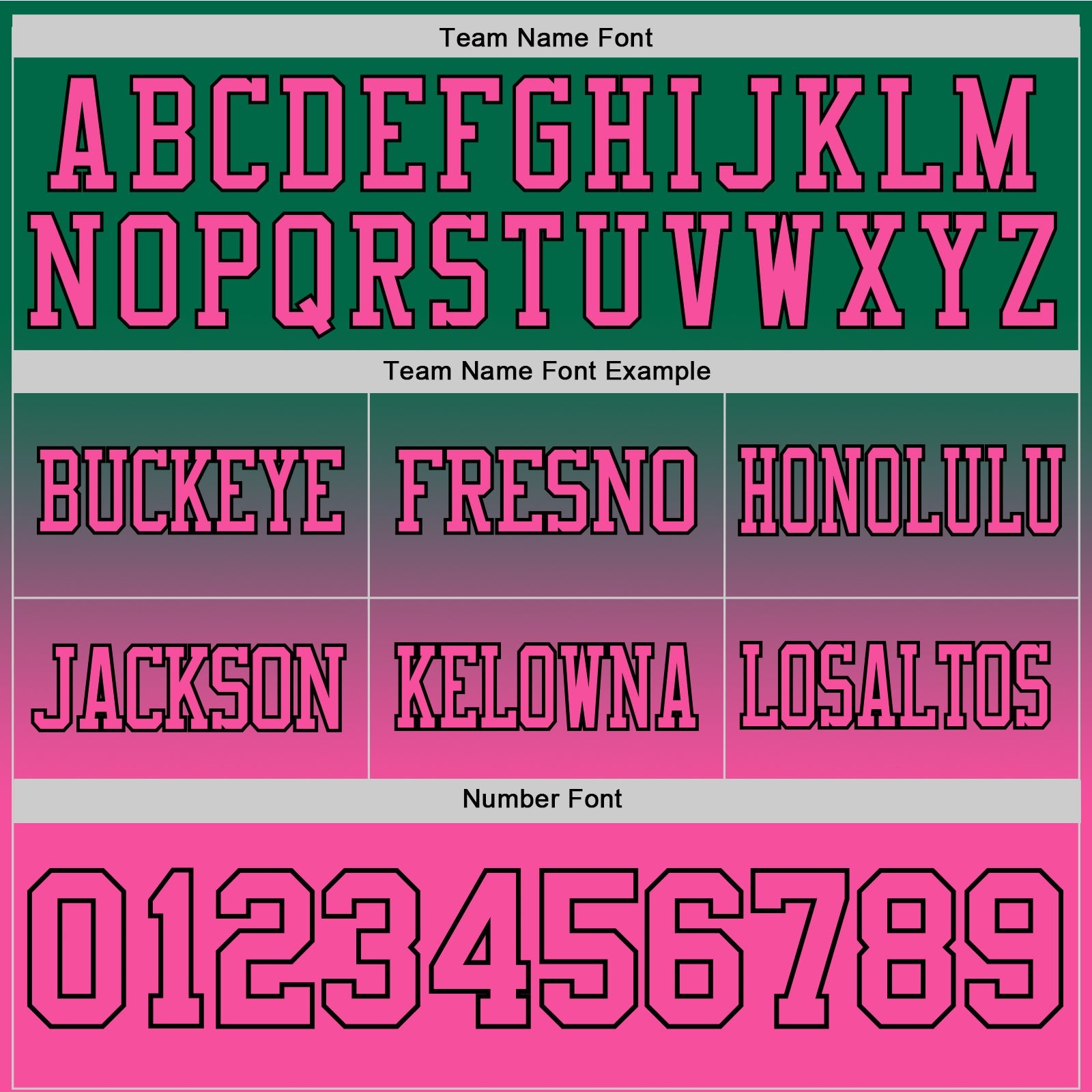 Custom Kelly Green Pink-Black Authentic Fade Fashion Football Jersey