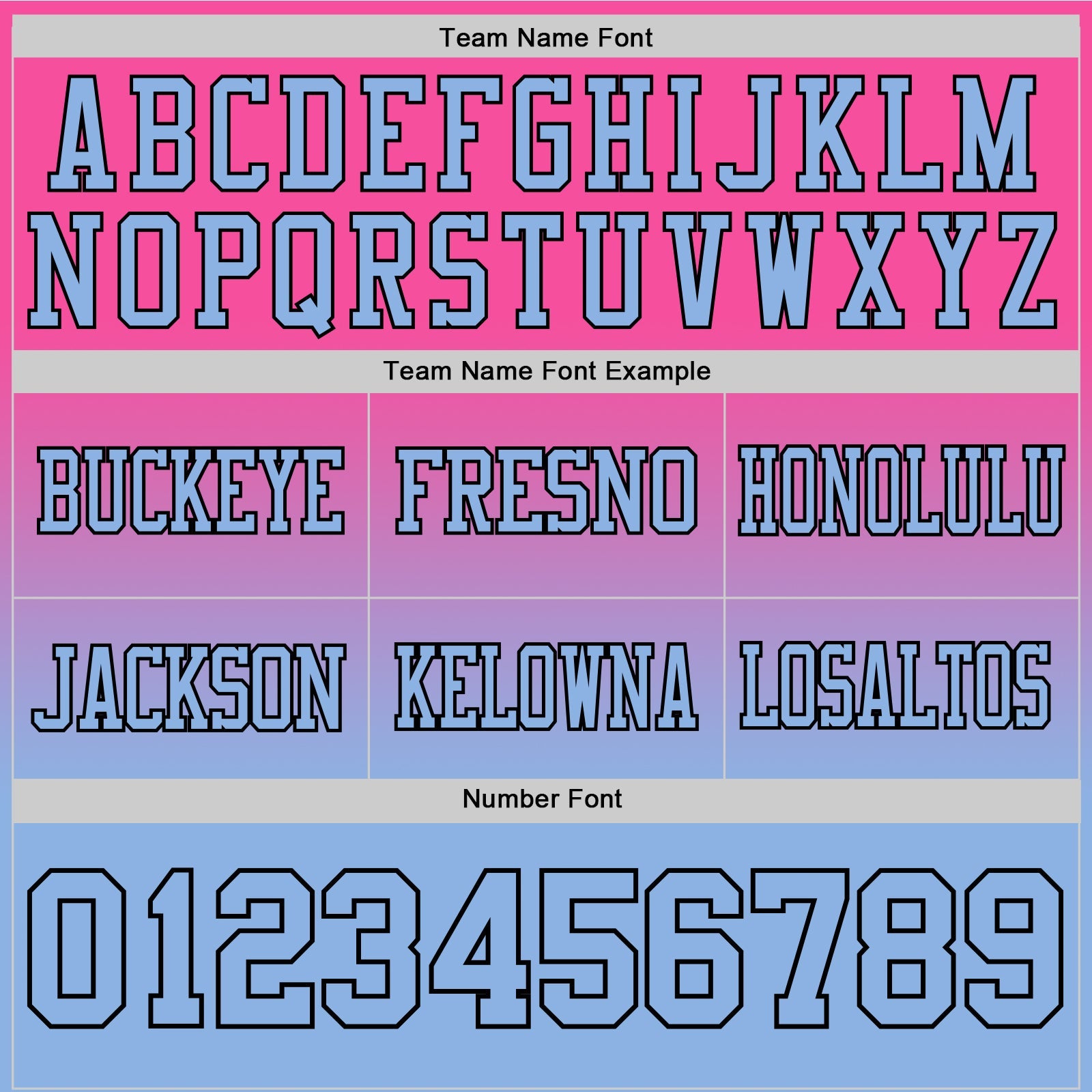 Custom Pink Light Blue-Black Authentic Fade Fashion Football Jersey