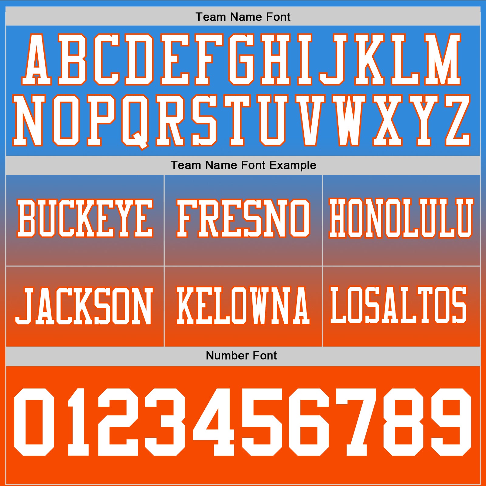 Custom Powder Blue White-Orange Authentic Fade Fashion Football Jersey