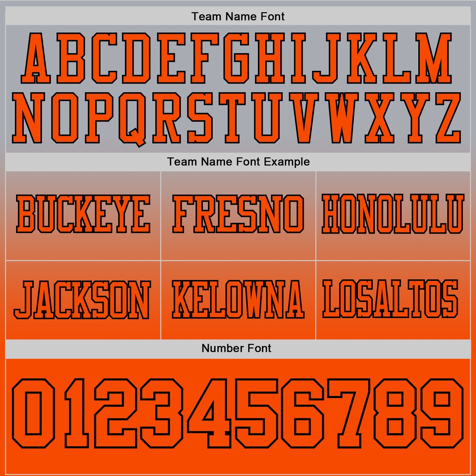 Custom Gray Orange-Black Authentic Fade Fashion Football Jersey