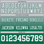 Custom Gray White-Kelly Green Authentic Fade Fashion Football Jersey