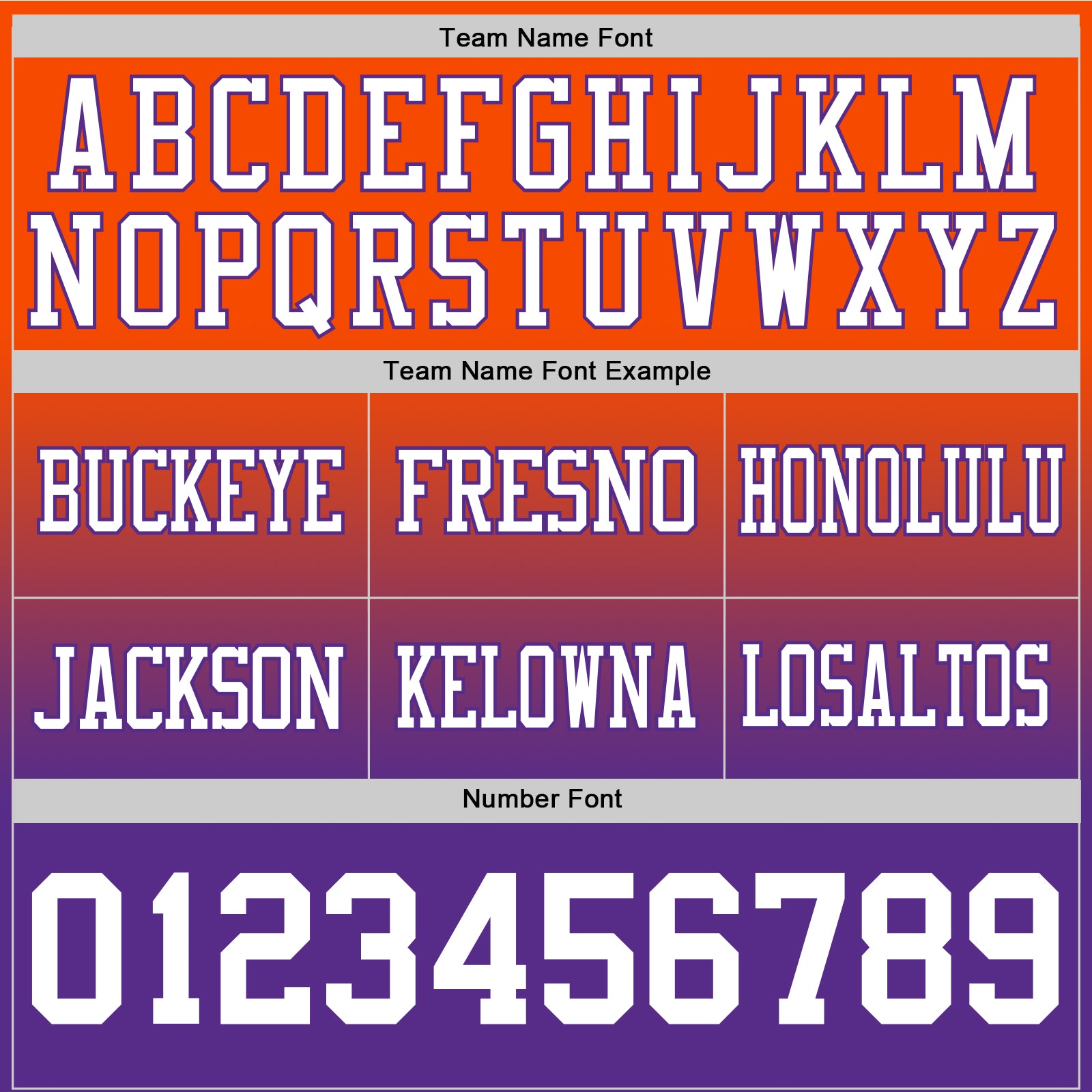 Custom Orange White-Purple Authentic Fade Fashion Football Jersey