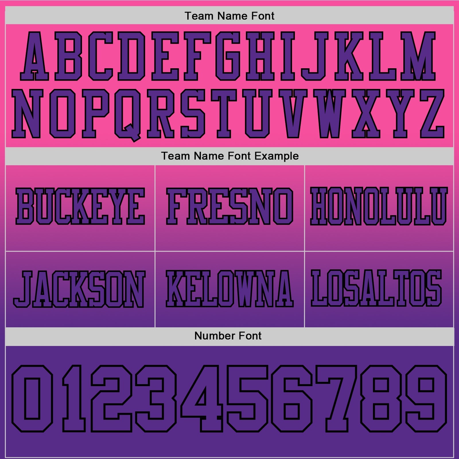 Custom Pink Purple-Black Authentic Fade Fashion Football Jersey