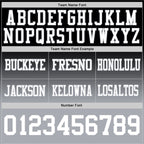 Custom Black White-Gray Authentic Fade Fashion Football Jersey