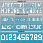 Custom Gray White-Panther Blue Authentic Fade Fashion Football Jersey