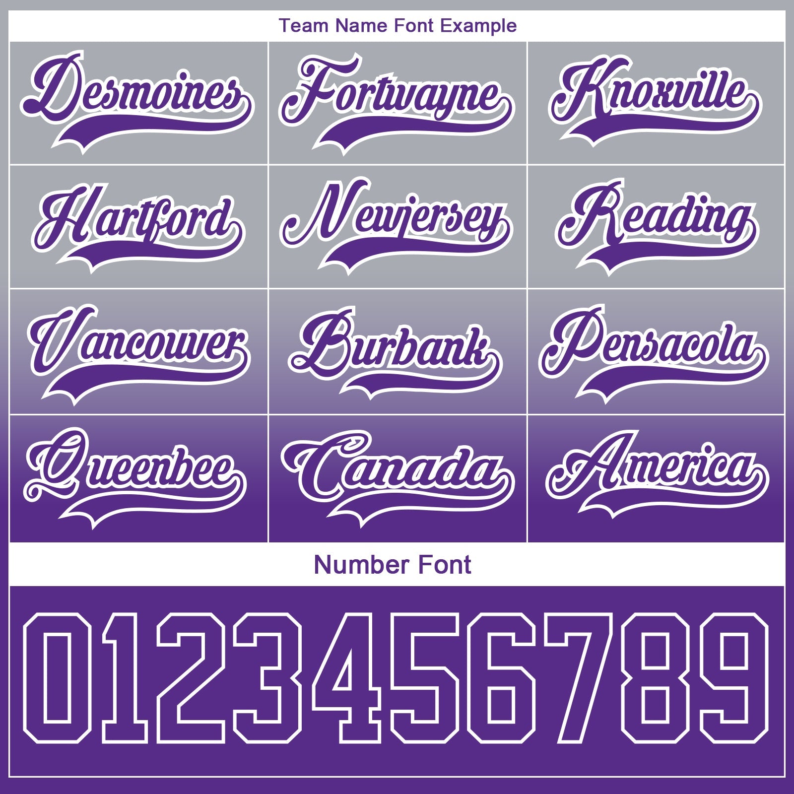 Custom Gray Purple-White Fade Fashion Hockey Lace Neck Jersey